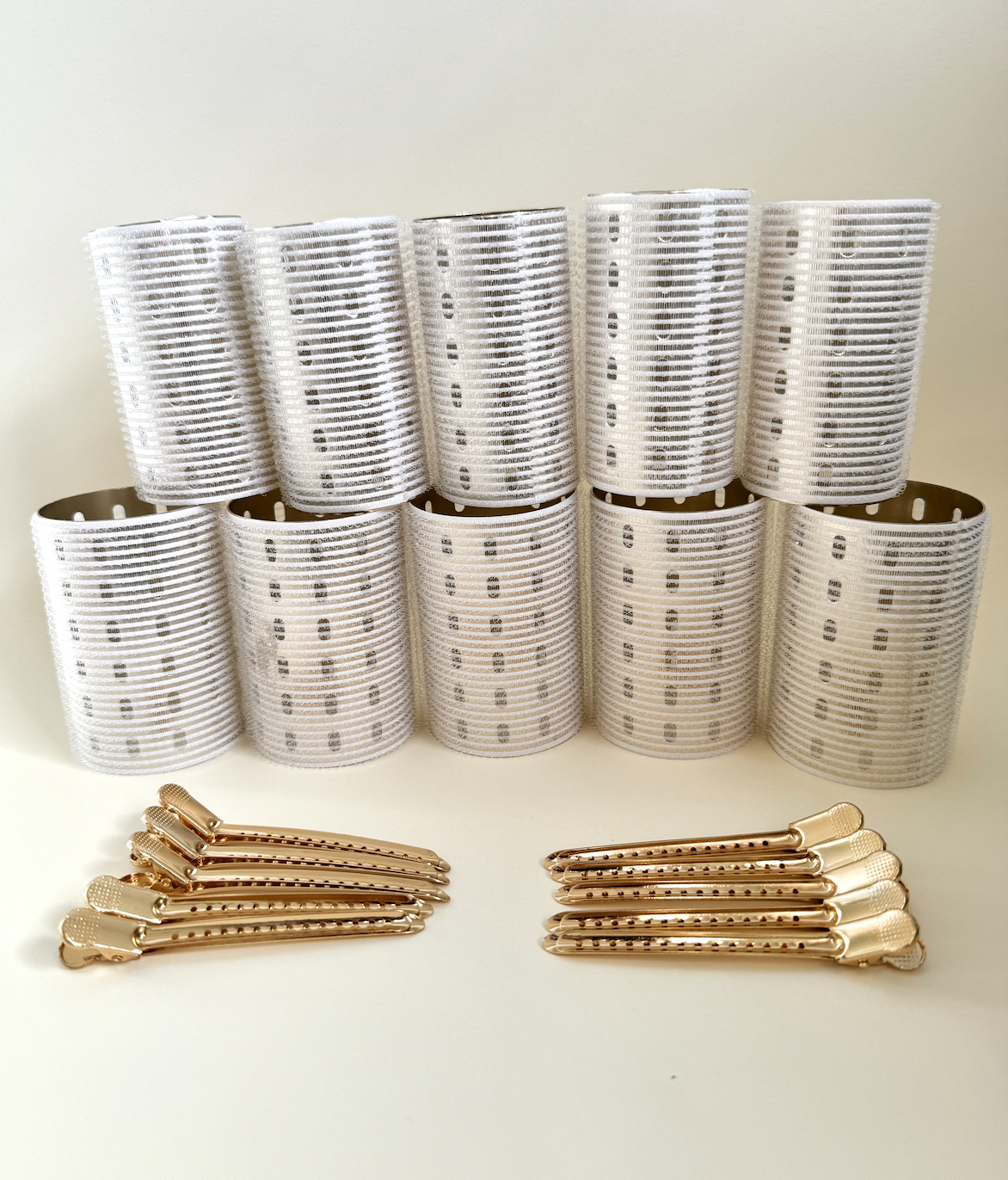 Aluminium Velcro Rollers - Luxury Volume Set